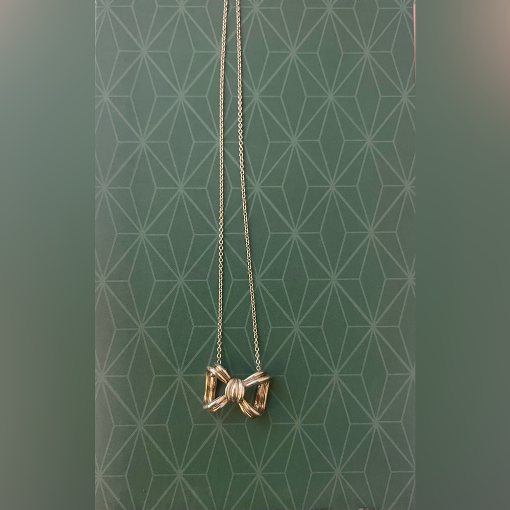 Tiffany Sliver Bow Necklace